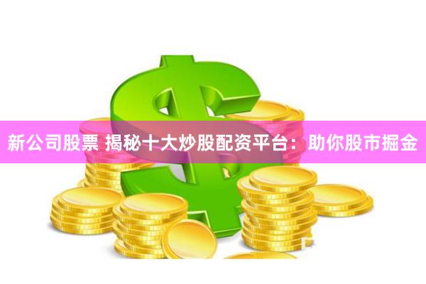 新公司股票 揭秘十大炒股配资平台：助你股市掘金