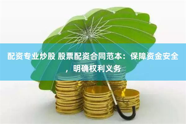 配资专业炒股 股票配资合同范本：保障资金安全，明确权利义务